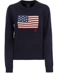 Polo Ralph Lauren - Cotton Jersey With Flag - Lyst