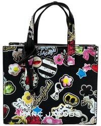 Marc Jacobs - Mini Grind Sticker Leather Crossbody Bag - Lyst
