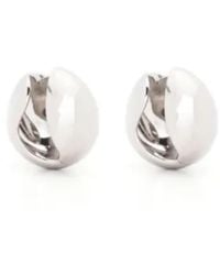 Coperni - Xl Logo Creole Earrings - Lyst