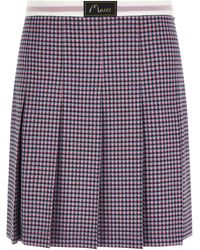 Marni - Houndstooth Skirt - Lyst