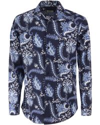 Etro - Slim Fit Shirt With Paisley Pattern - Lyst
