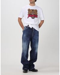 DSquared² - Bear Logo Regular Fit T-Shirt Clothing Polo & T-Shirts - Lyst