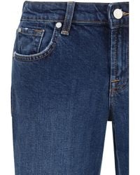 7 For All Mankind - Jeans Low-Rise Flared Cotton - Lyst