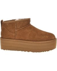 UGG - Classic Ultra Mini Platform Ankle Boots - Lyst