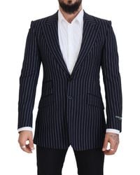 Dolce & Gabbana - Elegant Slim Fit Wool Blazer - Lyst