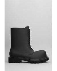 Balenciaga - Steroid Boot Combat Boots In Black Eva - Lyst
