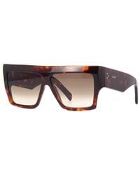 Celine - Sunglasses Square Full Rim, Frame And Gradient Lens Cl40092I52F - Lyst