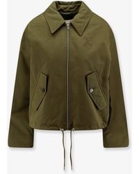 Closed - Cotton Jacket With Logo Embroidery - Lyst