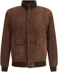 Valstar - Leather Jacket Calf Bos Taurus - Lyst