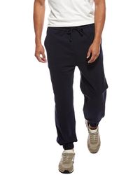 Brunello Cucinelli - Dark Cotton Blend Trousers - Lyst
