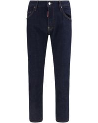 DSquared² - Slim Fit Jeans Cotton; Elastane - Lyst