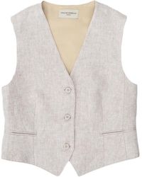 Officine Generale - Cleore Linen Waistcoat - Lyst