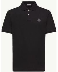 Moncler - Moncler Logo-Embroidered Polo - Lyst
