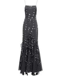 Off-White c/o Virgil Abloh - Printed Silk Dress - Lyst