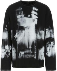 Balmain - X-ray Printed Cotton-jersey Sweatshirt - Lyst