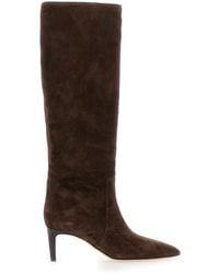 Paris Texas - Boots Pointed Toe Suede Calf Leather - Lyst