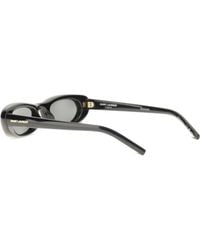 Saint Laurent - Oval Tortoiseshell Sunglasses Acetate - Lyst