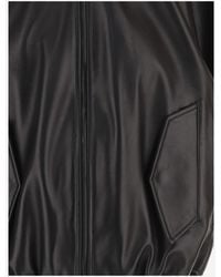 Balenciaga - Sleeveless Leather Bomber Jacket - Lyst