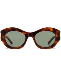 Saint Laurent - Sl 639 Havana Sunglasses - Lyst