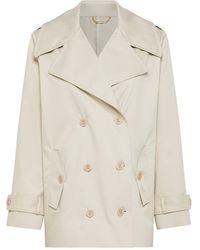 Seventy - Double-Breasted Trench Coat - Lyst