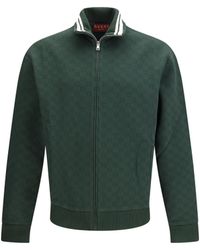 Gucci - Gg Technical Jersey Zip Jacket - Lyst