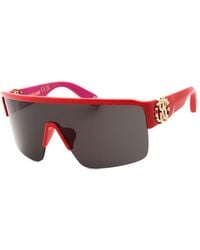 Roberto Cavalli - Sunglasses Shield Full Rim, Fuchsia Frame And Lens Src037M09Rv - Lyst