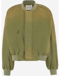 JW Anderson - Cotton Bomber Jacket With Logo - Lyst