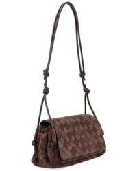 Bottega Veneta - Shoulder Bag Notturno Leather - Lyst