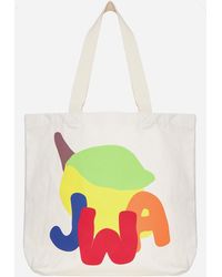 JW Anderson - Logo Print Canvas Tote Bag - Lyst