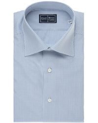 Fray - And Regular Fit Shirt With Micro Checks - Lyst