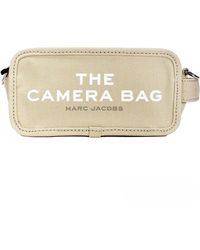 Marc Jacobs - The Camera Bag Beige Canvas Crossbody Bag - Lyst