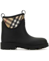 Burberry - Rubber Marsh Stamp Ankle Boots - Lyst