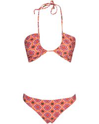 Etro - Printed Two-Piece Swimsuit - Lyst