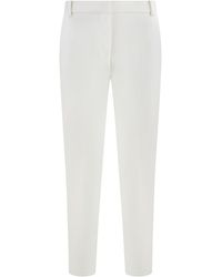 Pinko - Bello Straight-Leg Trousers Polyester Straight - Lyst