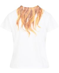 MM6 by Maison Margiela - Cotton T-Shirt - Lyst