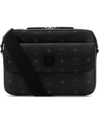 MCM Aren Logo Print Messenger Crossbody Bag | Nordstromrack