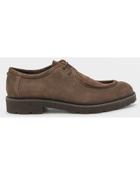 Canali - Leather Lace Up Shoes - Lyst