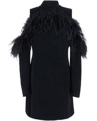P.A.R.O.S.H. - Dress Feathers Polyester - Lyst