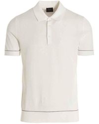 Brioni - Cotton Polo Shirt - Lyst