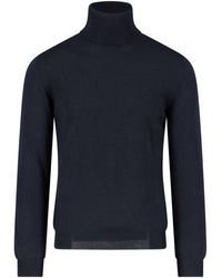 Zanone - Wool Turtleneck Sweater - Lyst