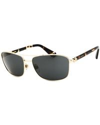 Burberry - Sunglasses Rectangle Full Rim, Frame And Dark Lens Be3163110987 - Lyst