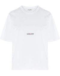 Saint Laurent - ' Rive Gauche' T-Shirt - Lyst