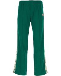 Casablancabrand - Emerald Polyester Blend Joggers - Lyst