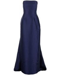 Solace London - 'Imani' Long Dress With Off-The-Shoulder Design And Double Layer - Lyst