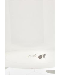 Celine - Sunglasses Wire 01 Light/Smoke Metal - Lyst