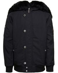 Moose Knuckles - Zipped All The Way Jacket With Logo Patch - Lyst