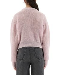 ROTATE BIRGER CHRISTENSEN - Wool Puff Sweater Alpaca Jumpers - Lyst