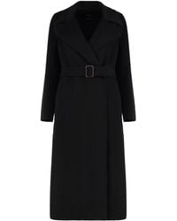 Weekend by Maxmara - Manu Double-Breasted Virgin Wool Coat - Lyst