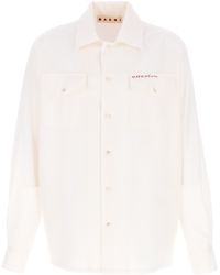 Marni - 'Tropical 'Wool' Shirt - Lyst