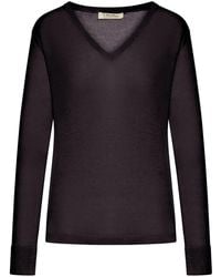 Max Mara - Zaffiro V-Neck Top - Lyst